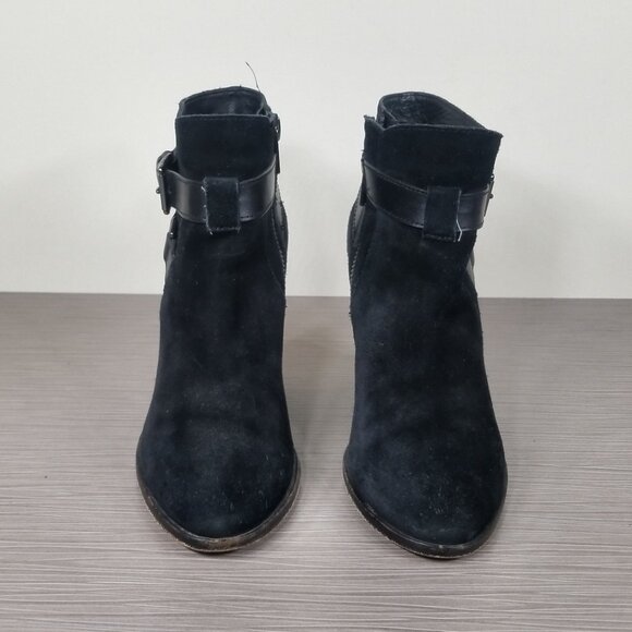 Cole Haan 'Minna' Bootie, Black Suede, Womens Size 5 B - Picture 2 of 12